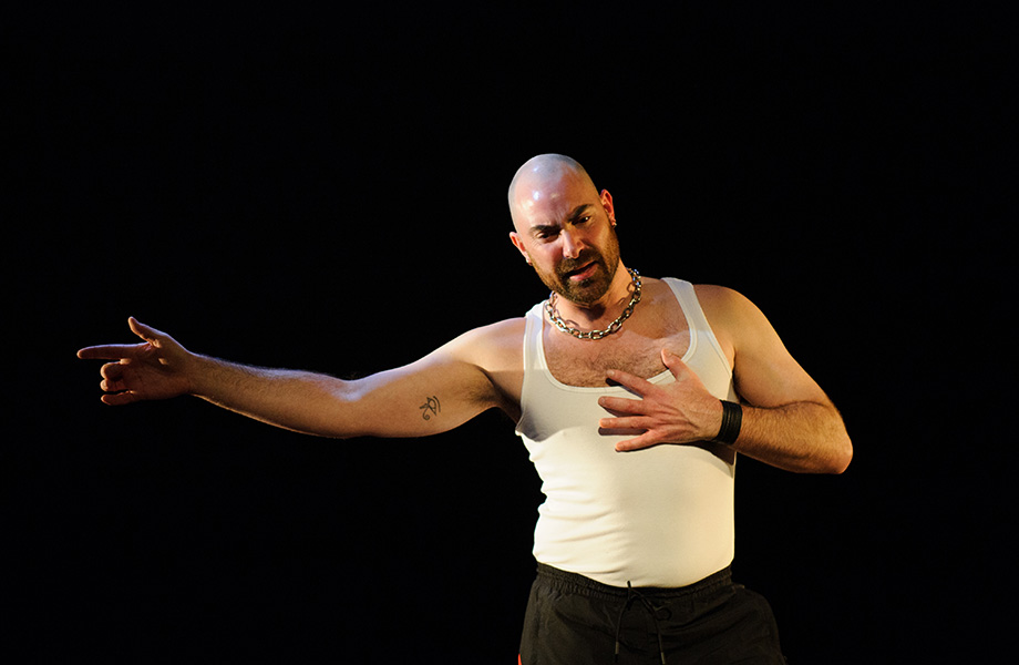 Charles Purcell as Daddy in Blood (photograph by Sarah Walker)